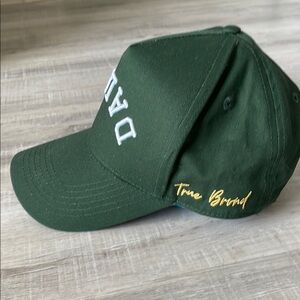 Green Dallas Baseball Cap TRUE BRVND Upside-down embroidered snap back